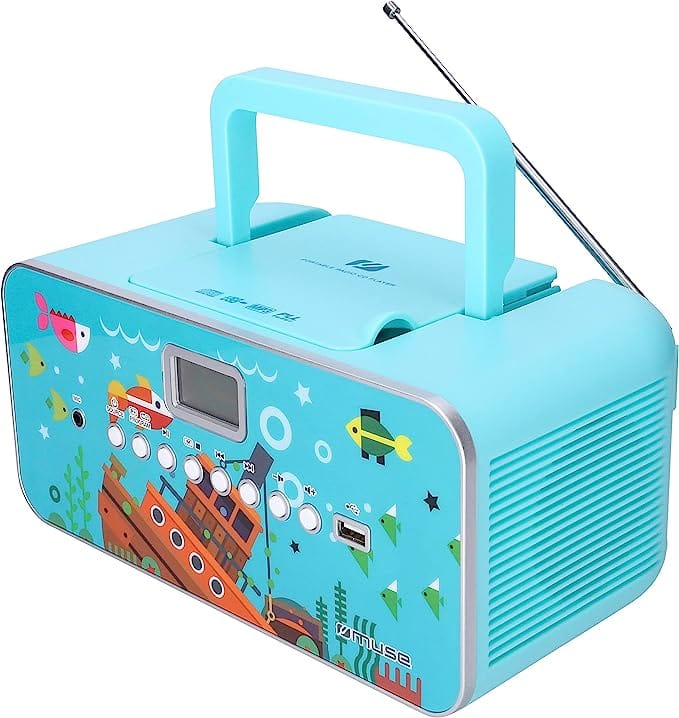 MUSE RADIO BLUETOOTH + CD DIGITAL M22  MUSE RADIO CD / MP3 + MICRO BLEU