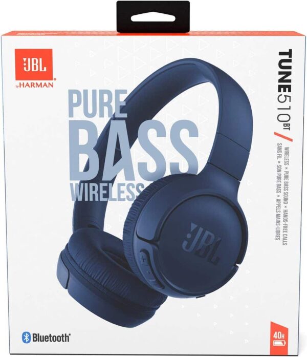 CASQUE TUNE JBL T510BT BLUETOOTH BLEU