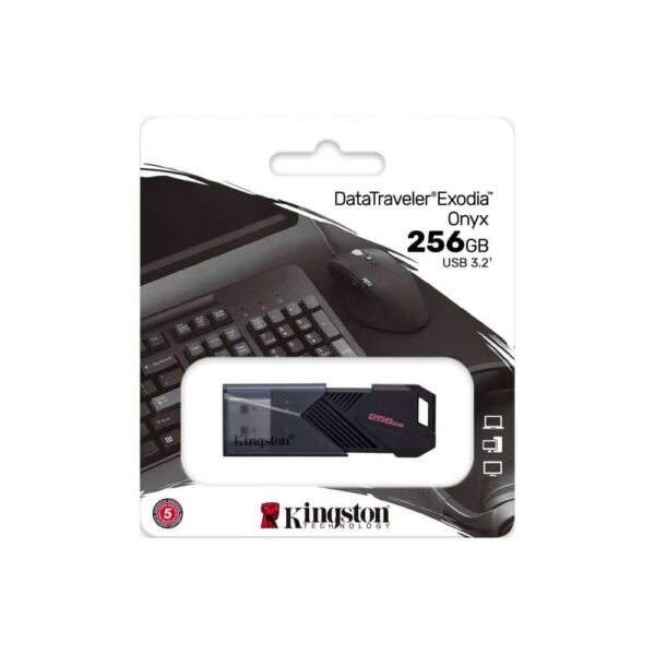 KINGSTON CLE USB 256G° 3,2 NOIRE