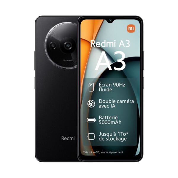 SMARTPHONE REDMI A3 /6.71P 3/64G NOIR