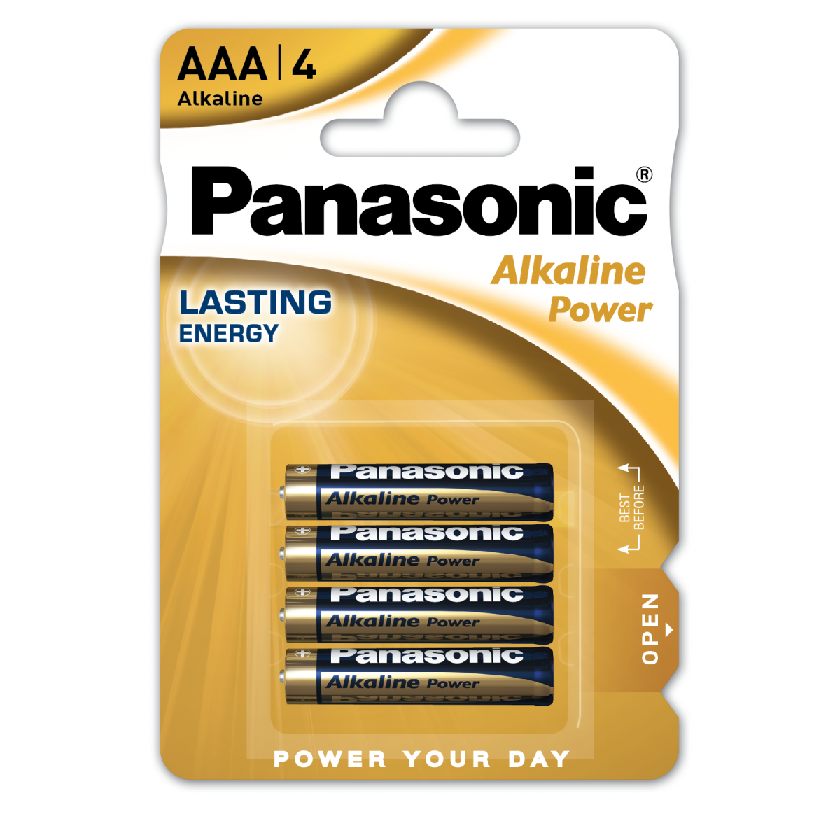 PANASONIC PILES  ALCALINE  AAA X4 PAR BOITE DE 12