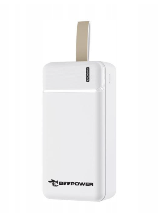 BEE POWER  20000 mAh 2 USB TYPE C  MICRO USB BLANC