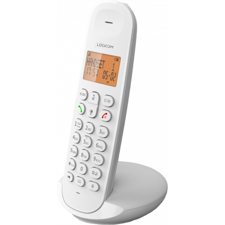 TELEPHONE SANS FIL - MAINS LIBRES ILOA 150 LOGICOM NOIR