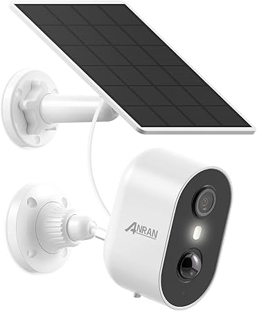 CAMERA DE SURVEILLANCE 2K + PANNEAU SOLAIRE ANRAN