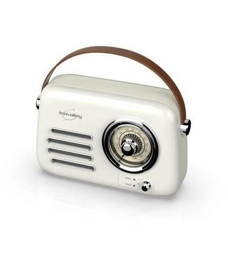 RADIO FM VINTAGE BLUETOOTH BLEUE
