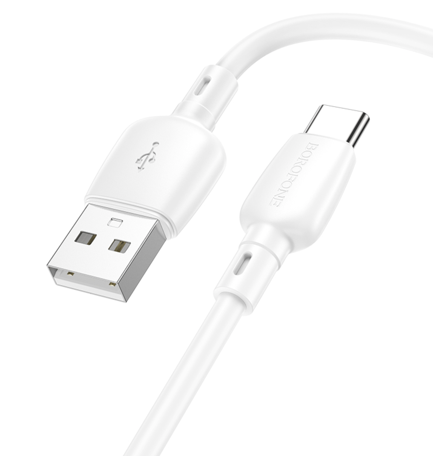 JACLEM - DATA CABLE USB-A TO USB-C 1M 27 W CHARGE RAPIDE BX93 BOROFONE NOIR