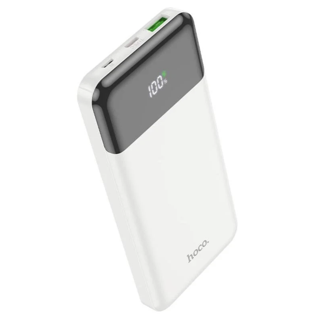 POWER BANK 10000MAH / FAST CHARGE 20W + ECRAN LCD  NOIR HOCO