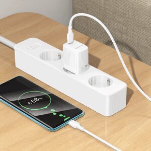 CHARGEUR TYPE C 30W + CABLE TYPE C VERS TYPE C  FAST CHARGE BOROFONE
