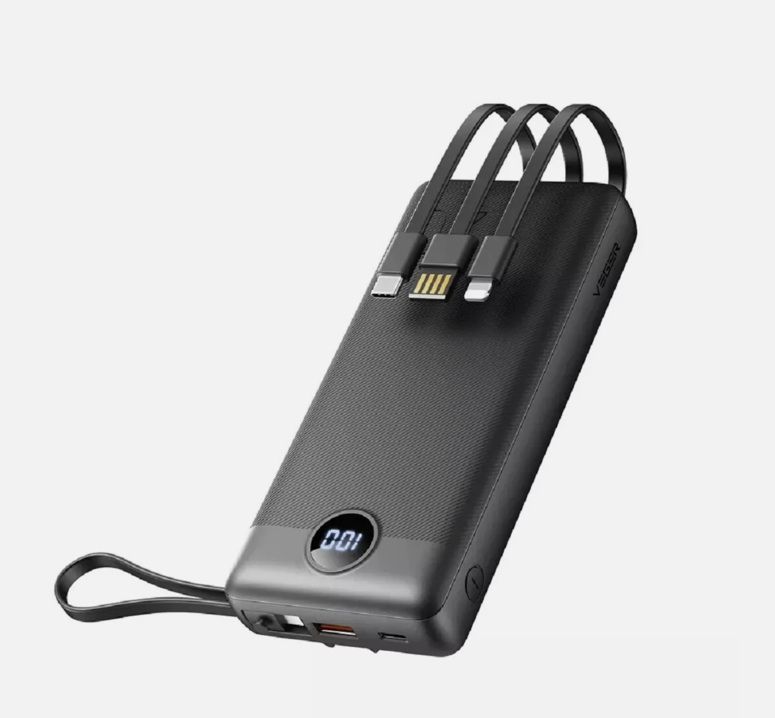 POWER BANK 20000MAH + CABLES + ECRAN VEGER C20