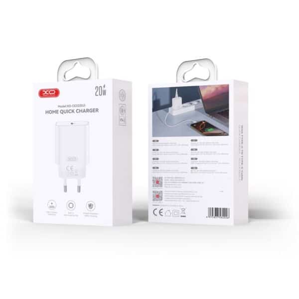 CHARGEUR TYPE C 20W FAST CHARGE XO – Image 2
