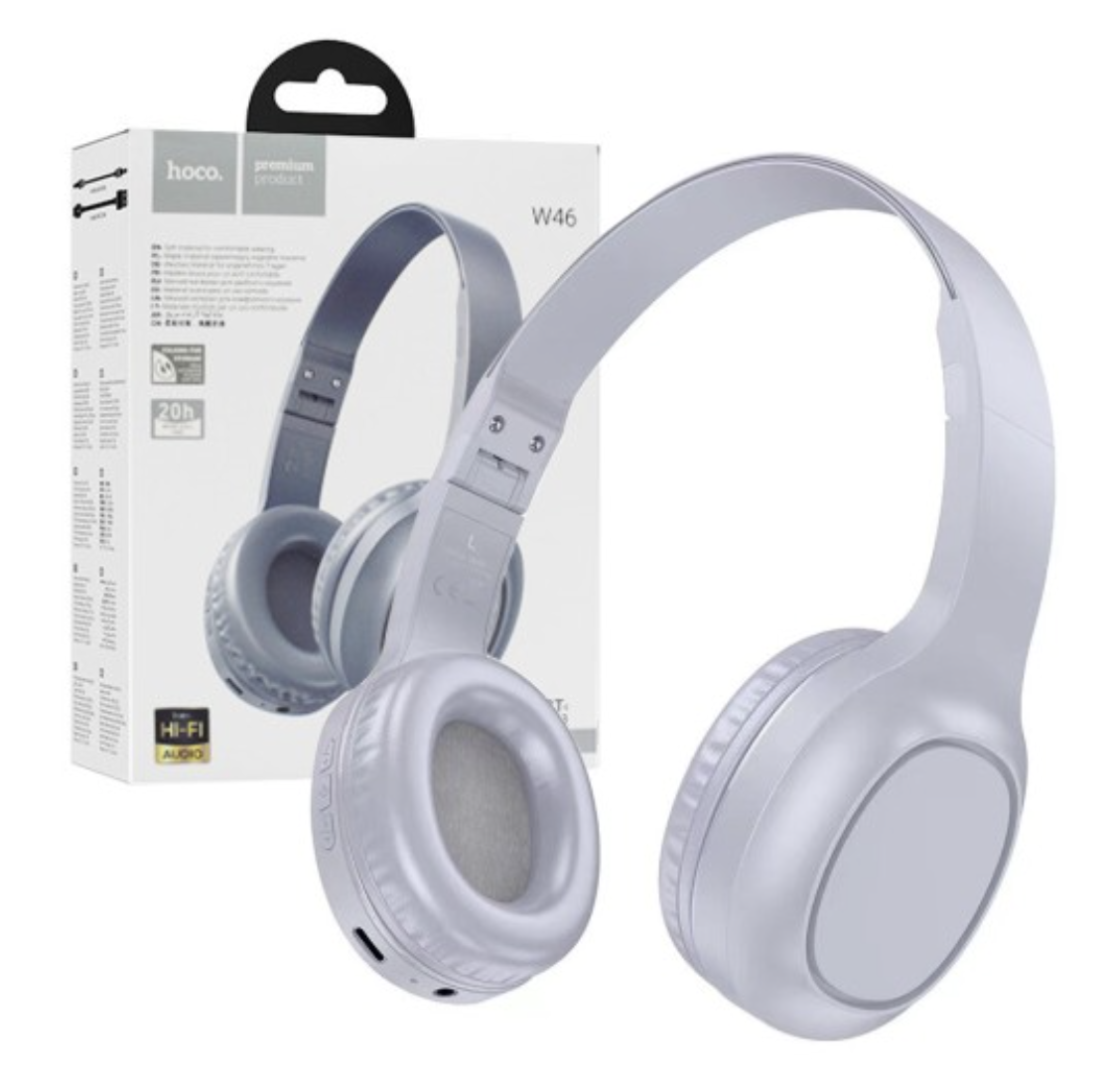 CASQUE BLUETOOTH BROWN W46 HOCO