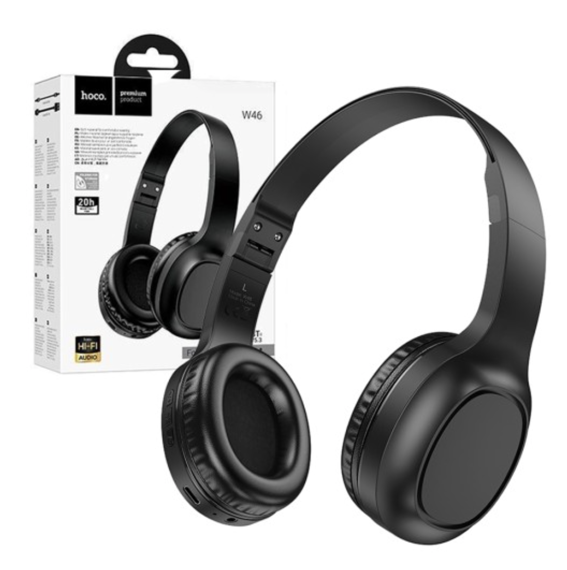 CASQUE BLUETOOTH GRIS W46 HOCO