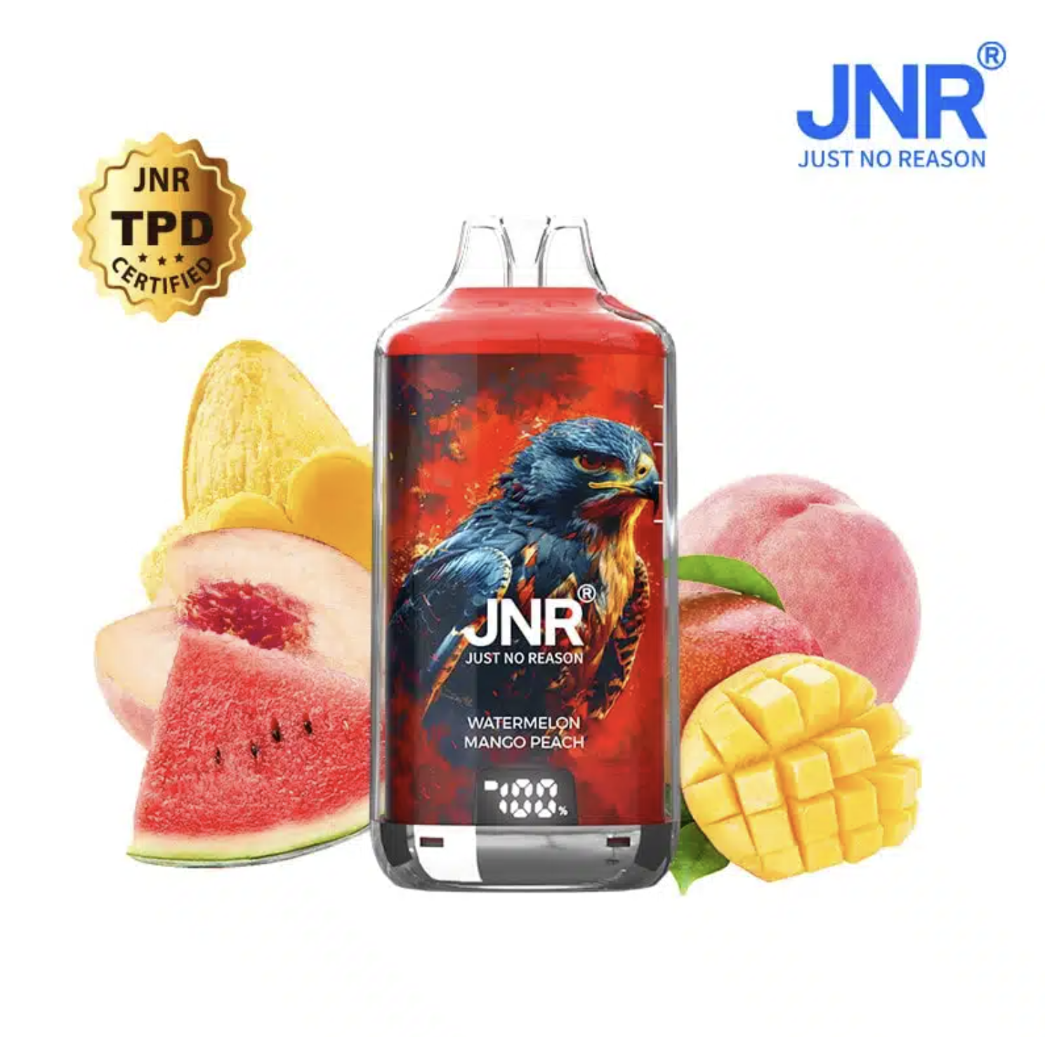 JNR FALCON X 28000 PUFFS STRAWBERRY PASTEQUE