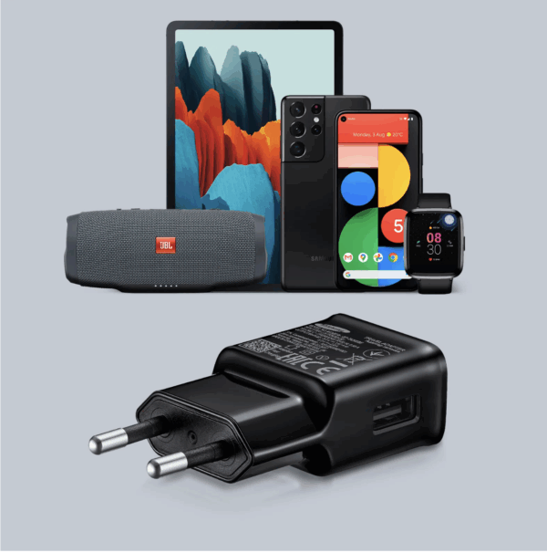 CHARGEUR TYPE C 15W NOIR FAST CHARGE ORIGINE SAMSUNG – Image 3