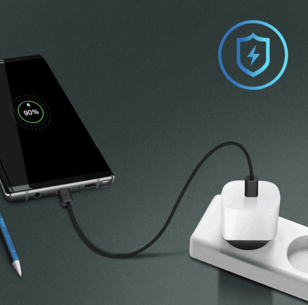 CHARGEUR TYPE C 25W BLANC FAST CHARGE ORIGINE SAMSUNG – Image 3
