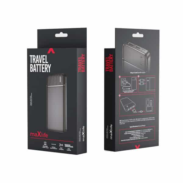 POWER BANK 10000MAH MAXLIFE +LED – Image 5