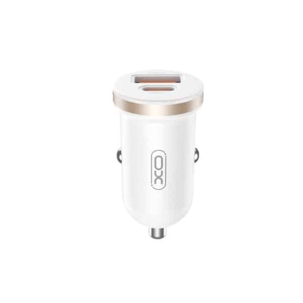 ALLUME CIGARE USB + TYPE C 30W FAST CHARGE BLANC