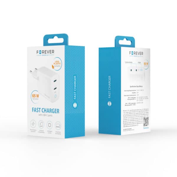 CHARGEUR 2 / TYPE C 65W ULTRA FAST CHARGE FOREVER – Image 4