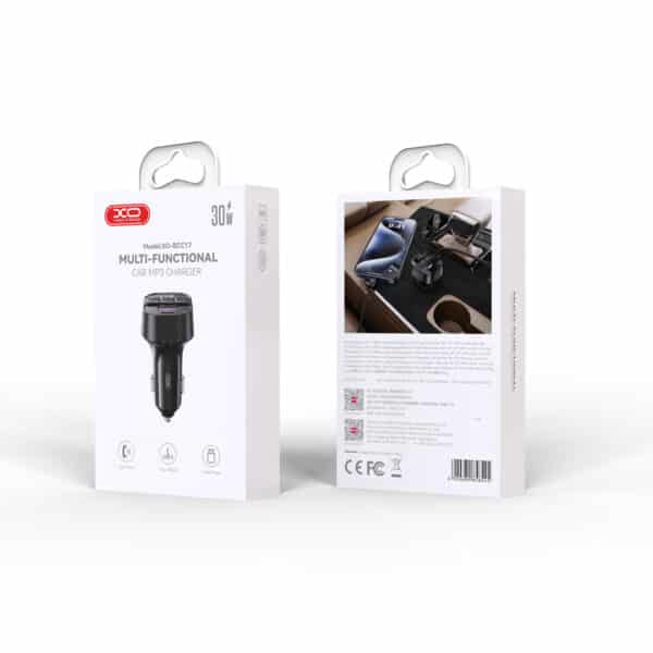 TRANSMETTEUR FM+ALLUME CIGARE TYPE C 30W FAST CHARGE – Image 4