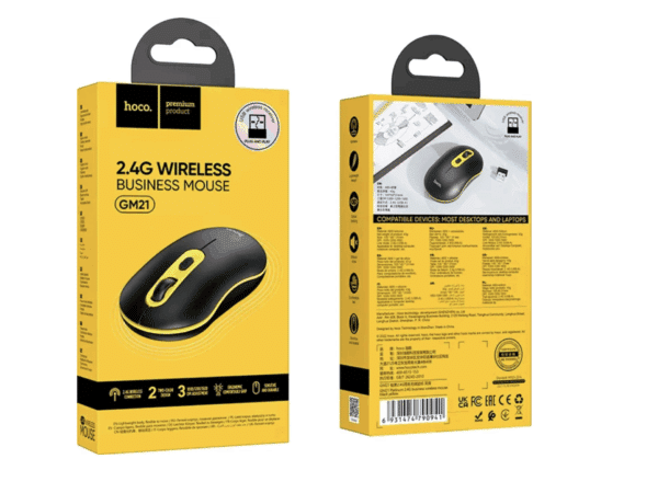 SOURIS SANS FIL HOCO BICOLORE GM21 – Image 5