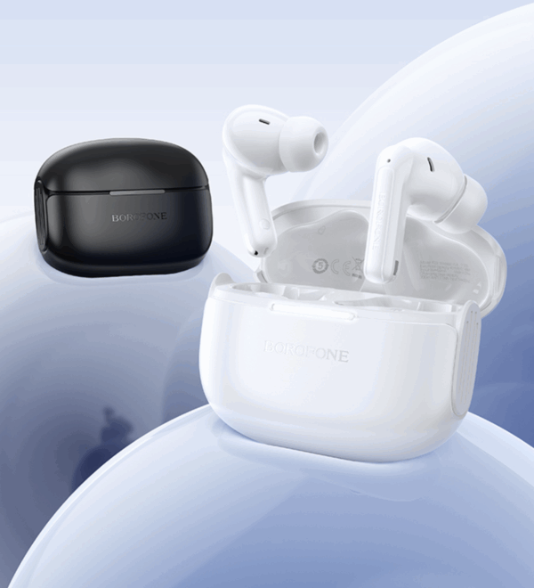 ECOUTEUR BLUETOOTH BLANC FQ9 BOROFONE – Image 4