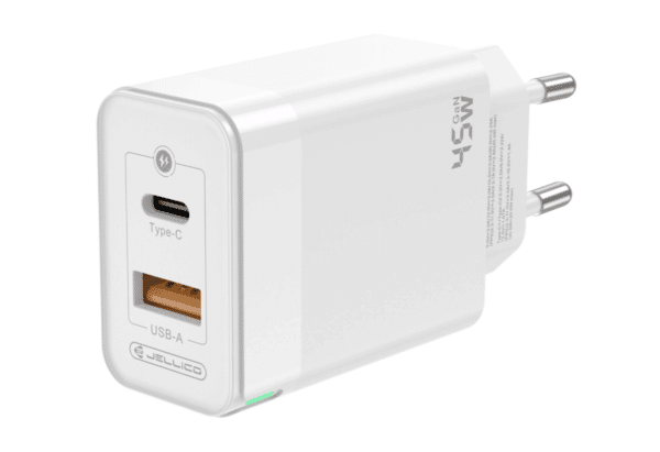 CHARGEUR USB + TYPE C 45W FAST CHARGE JELLICO
