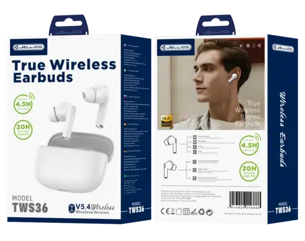 KIT PIETON  SANS FIL BLANC TWS36 JELLICO – Image 5