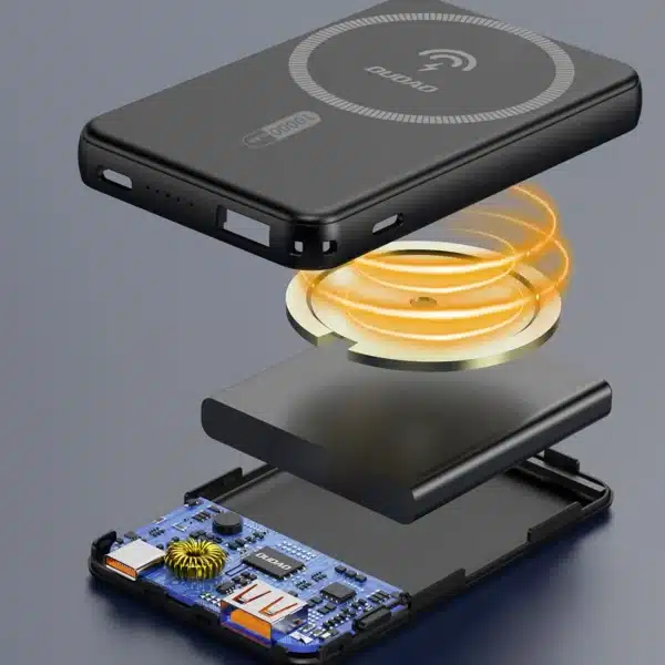 POWER BANK + INDUCTION MAGSAFE 10000MAH NOIRE DUDAO – Image 3