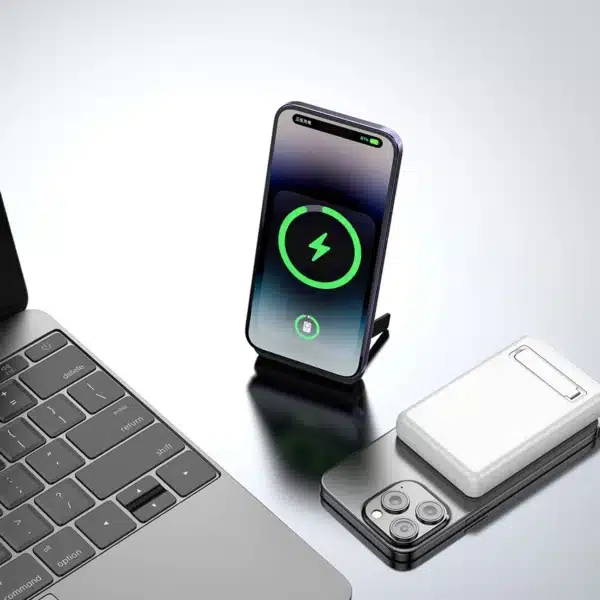 POWER BANK + INDUCTION MAGSAFE 10000MAH BLANCHE DUDAO – Image 3