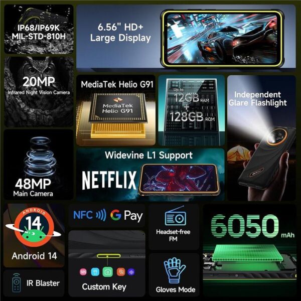 SMARTPHONE ULEFONE X31 128G° 6.56P 48MP – Image 3