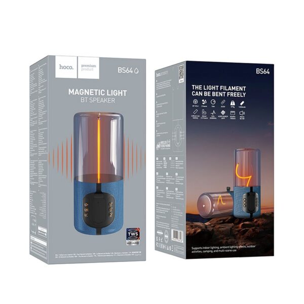 HAUT-PARLEUR MAGNETIC LIGHT HOCO BS64 – Image 6