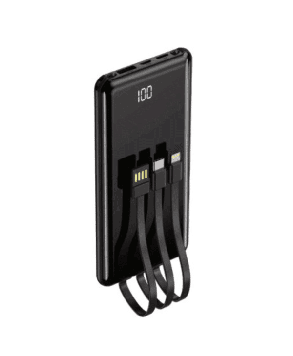 POWER BANK 10000MAH  +CABLES+LCD – Image 2
