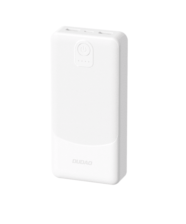 POWER BANK 10000MAH 3 PORTS K10 DUDAO BLANC – Image 2