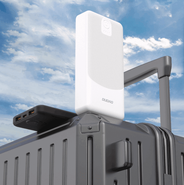 POWER BANK 10000MAH 3 PORTS K10 DUDAO BLANC – Image 3