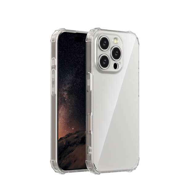 Coque Silicone Anti-Choc iPhone 17 Pro Max – Transparente – Image 3