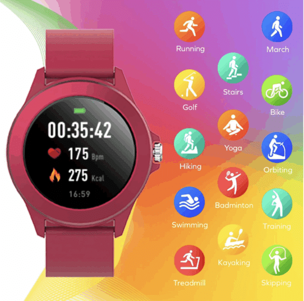 Montre Connectée CW300 Magenta – Image 2