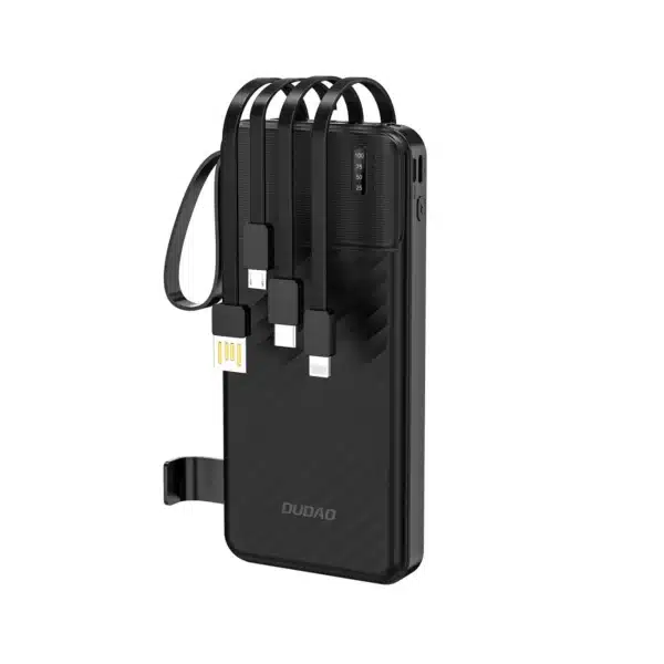 POWER BANK 10000 mAh + CABLES NOIR DUDAO K11