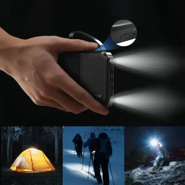 POWER BANK 10000 mAh + CABLES NOIR DUDAO K11 – Image 4