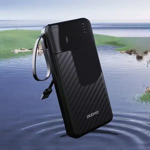 POWER BANK 10000 mAh + CABLES NOIR DUDAO K11 – Image 2