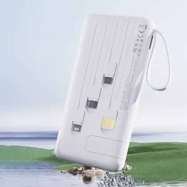 POWER BANK 10000 mAh + CABLES BLANC DUDAO K11 – Image 3