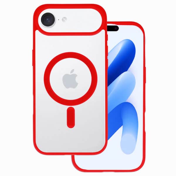 COQUE MAGSAFE IPHONE 17 AIR ROUGE