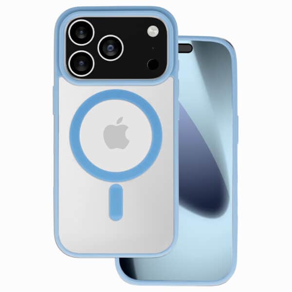 COQUE MAGSAFE IPHONE 17 PRO MAX BLEUE