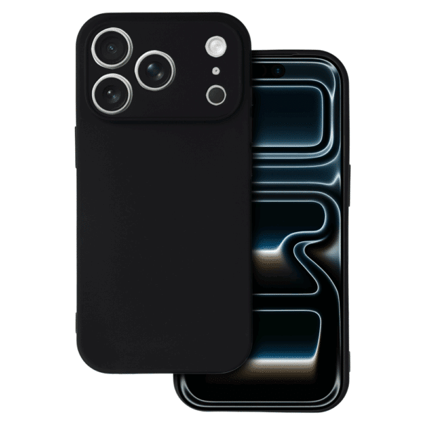 SILICONE IPHONE 17 PRO MAT NOIRE