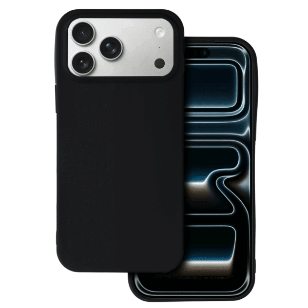 SILICONE IPHONE 17 PRO MAX MAT NOIRE