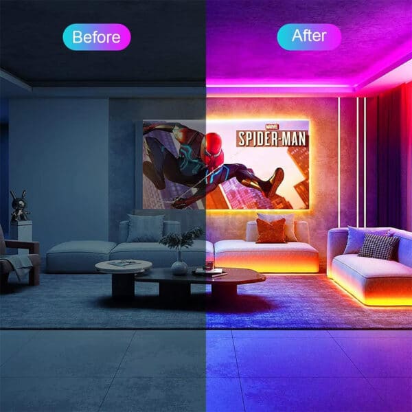 ROULEAU LED 5 METRES + APPLICATION TELEPHONE – Image 3