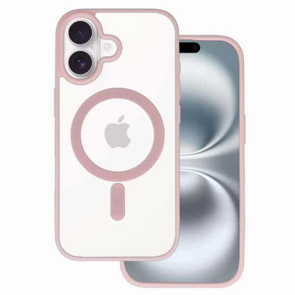 COQUE MAGSAFE IPHONE 17 ROSE