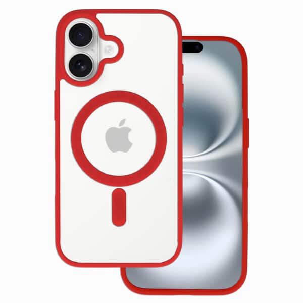COQUE MAGSAFE IPHONE 17 ROUGE