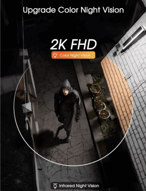 CAMERA DE SURVEILLANCE TOPCONY AVEC PANNEAU SOLAIRE – Image 5