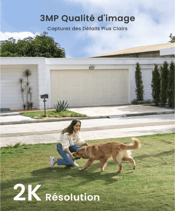 CAMERA DE SURVEILLANCE RECHARGEABLE ETANCHE – Image 4
