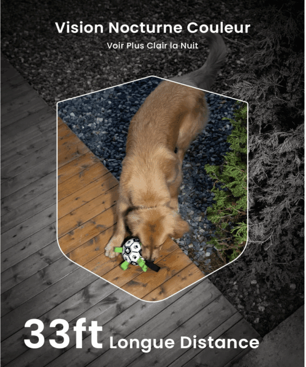 CAMERA DE SURVEILLANCE RECHARGEABLE ETANCHE – Image 5